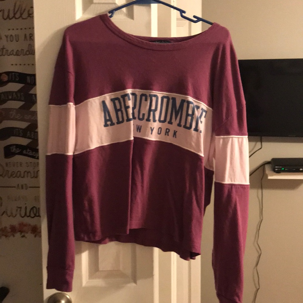Abercrombie and Fitch log sleeve shirt